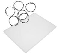 GALPADA Moule en Silicone Résistant la Chaleur Blanc Réutilisable pour Couverture de Bloc-Notes B5 pour Projets DIY et Fabrication de Coquilles de Liant