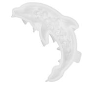 GALPADA Moule Silicone Blanc pour Résine Époxy en Forme de Poisson Marin et Fleur de Rose, Facile à Démouler, Capture Les Détails Fins pour Décoration Maison et Objets de Collection