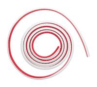 GALPADA Moulure Quart de Rond Adhésive en Pvc Blanc, Bande Décorative Flexible de 4 Mètres, Auto-adhésive, pour Angles, Sols et Escaliers en Bureau ou Commerce