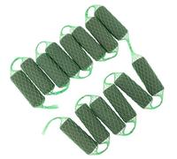 GALPADA Mousse à Fleur de Fleuriste Verte de Saucisse, 14 Briques, Absorbe L'eau, Base pour Arrangements Floraux et Jardinage