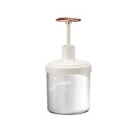 GALPADA Mousseur Visage Portable Blanc en Pp et Abs Nettoyage Profond, Gobelet pour Gel Moussant pour Salle de Bain et Voyage