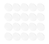 GALPADA Mr16gu10 Lot de 20 lentilles de phare en verre transparent résistant à la chaleur Couvercle universel extérieur et intérieur pour projecteur de paysage