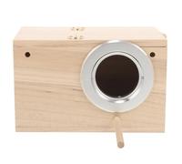 GALPADA Nichoir en pour Perroquets Maison d'Élevage Pratique et Facile à Nettoyer Décoration de Jardin Nid de Perruches pour Extérieur