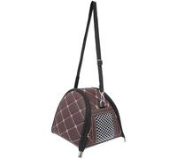 GALPADA Nid de Voyage pour Hamster, Pochette Extérieure pour Cobayes, PU Marron, Anti-Morsure, pour Petit Animal, Voyage et Extérieur