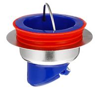 GALPADA Noyau de Drain de Sol 40Mm en PVC et Acier Inoxydable Dispositif Anti-Odeur et Clapet pour Salle de Bain, Drainage 1 Pièce