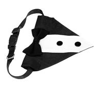 GALPADA Nœud pour Chien Noir en Polyester, Ajustable et Confortable, pour Célébrations Spéciales et Fêtes Élégantes