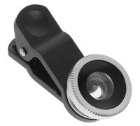 GALPADA Objectif Téléphone Portable Alliage Clip Super Grand Angle Macro Et Fish Eye Compatible Smartphone x Argenté Anti-Huile Et Étanche