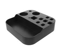 GALPADA Organisateur Compartiment pour Animaux de Toilettage en Plastique Noir Support pour Peignes et Outils, pour Salon et Séance de Beauté Canine