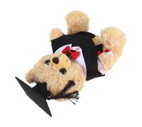 GALPADA Ours en Peluche Costume De Docteur Poupée Remise De Diplôme Animal en Peluche Casquette Diplôme
