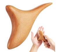 GALPADA Outil de Massage Bois Triangulaire Gua Sha Ergonomique pour Dos Cou et Épaules Compact et Portable Grattoir Musculaire Multifonction pour Relaxation et Soulagement