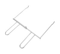 GALPADA Outil de Retrait pour Plaques de Cuisson en Acier Inoxydable Fourchette Extensible pour Rôtissoire et Friteuse à Air Chaud Accessoire Polyvalent pour Griller Poulet, Viande