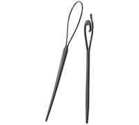 GALPADA Outil de Tressage de Cheveux en Acrylique Noir, 2 Pièces, Facile à Utiliser pour Créer de Belles Coiffures de Mariage et Tresses Chez Femmes