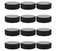 GALPADA Palets de Hockey sur Air Noir 15 Pièces 7,4 X 7,4 X 2,4 Cm Matériel D'entraînement de Hockey sur Glace Accessoires de Remplacement Usage Intérieur et Extérieur