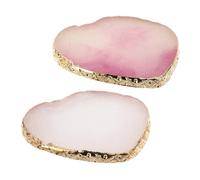 GALPADA Palette de Mélange en Résine de Cœur pour Nail Art Lot de 2 Pièces Plateau de Présentation Polyvalent pour Manucure Mélange de Couleurs et Création de Designs Cosmétiques