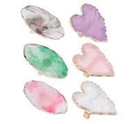 GALPADA Palette De Mélange Pour Vernis à Ongles 6 Pièces Bague De Manucure Ronde Portable Mini Pour Nail Art Professionnel Et Amateurs Usage Fête Maisons Salons