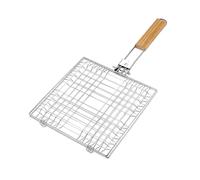 GALPADA Panier à Grillades Inoxydable à Poisson pour Barbecue Outil de Cuisine Durable Pratique pour Viande Fruits