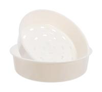 GALPADA Panier Ustensile Stable et Facile à Nettoyer 2 Pièces en Plastique Pp Vapeur Blanc pour Cuisson Vapeur Cuisine et Hôtel de Porc et Bœuf
