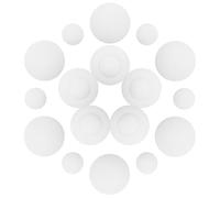 GALPADA Papier Isolant en Fibre Céramique Ronde Blanc Réutilisable et Ignifuge pour Four Électrique et Étagères de Four, pour Fusion de Verre et Préchauffage de Petites Pièces, Lot de 60