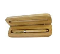 GALPADA Parure de Stylos de Signature en Bambou avec Boîte, Écriture Extra-lisse et Légère, Ensemble Créatif pour Étudiants la Maison L'école