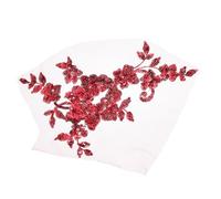 GALPADA Patch Fleur Thermocollante Dentelle Brodée Décoration Vêtements DIY Appliques Couture Durables et Faciles à Fixer