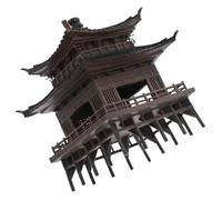GALPADA Pavillon Miniature Ornement de Micro-Paysage pour Aquarium et | Modèle Architectural Ancien, Plastique, Style Zen Asiatique, Décoration Discrète pour Arrangements Variés