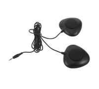 GALPADA Pédale de Grosse Caisse Électronique Double Silencieuse avec Prise Jack 3,5 Mm, Système Sourdine Intégré, Pad Résistant pour Batterie Électronique - Accessoire pour Studio