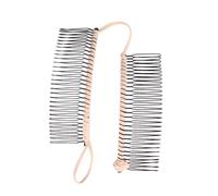 GALPADA Peigne à cheveux côté épingle noir broche banane petit habillé désordonné hair charms hair toppers coiffeur barbir jolies pinces à cheveux pour femmes peigne banane fer forgé Beige