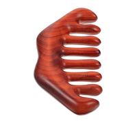 GALPADA Peigne En Bois De Santal De Massage Antistatique, Taille Petite, Matériau Naturel Violet Santal, Outil De Grattage Relaxant Pour Femme, Usage Maison Et Voyage