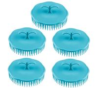 GALPADA Peignes à Cheveux Brosse à Cheveux Massage Lot De 5 Brosses Rondes En Plastique Taille Moyenne Nettoyage Cuir Chevelu Bain Bain Usage Quotidien