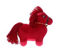 GALPADA Peluche Cheval Confortable Peluche Chinois Zodiac Mascotte Animale Portable pour Garçon Fille Festival Printemps