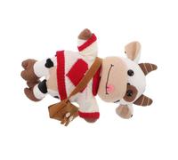 GALPADA Peluche Vache Adorable pour Décoration de Animal Doux Peluche avec Cœur pour Décorer Votre Intérieur Touche Confortable à Vos Voyages Camping