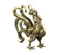 GALPADA Pendentif Coq en Laiton Or pour Porte-clés Diy, Décoration Rétro, Artisanat Fin, Ne Change Pas de Couleur, Accessoire Créatif et Solide