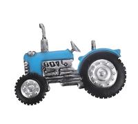 GALPADA Pendentif Tracteur En Métal Pour Mur Bleu, Décoration Murale Artisanale En Fer, Ornement Compact Et Léger, Maison Et Jardin