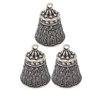 GALPADA Pendentifs Cloche et Résistant la Décoloration en Cuivre Lot de 3 Délicats Accessoires Décoratifs Multifonctions, Style Chic pour Porte-clés pour Créations