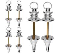 GALPADA Pendule Divinatoire en Cuivre 6 Pièces - Pendentifs Spirituels pour Radiesthésie Planche à Pendule Charme Feng Shui Accessoires pour Contemplation et Équilibrage des Chakras