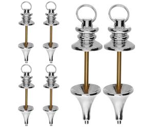 GALPADA Pendule Divinatoire en Cuivre 6 Pièces - Pendentifs Spirituels pour Radiesthésie Planche à Pendule Charme Feng Shui Accessoires pour Contemplation et Équilibrage des Chakras