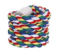 GALPADA Perchoir Corde pour Oiseaux Coton Spirale à Mâcher Coloré pour Perroquets Petits et Moyens Support Doux et Sécurisé pour Cage Jeu Escalade et Repos