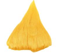 GALPADA Perruque Flamme Jaune Confortable et Non Irritante pour Carnaval et Festival Troll Style Réaliste et Couleur Vive pour Déguisement Festif