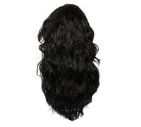 GALPADA Perruque Homme Style Rocker Noir Coupe Mulet Pour Déguisement Halloween Et Soirée Cosplay