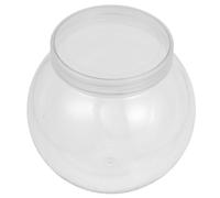 GALPADA Petit Aquarium de Bureau en Plastique Transparent 2200ml Incassable, Bocal à Poissons Décoratif Polyvalent pour Maison et Bureau, Vase Boule pour Micro-Paysage Aquatique