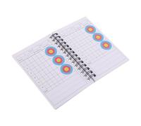 GALPADA Petit Carnet de Score de Tir à l'arc à Spirale Coque Plastique, Feuilles de Score pour Arc Compound, Solide Entraînement ou Séance Cible