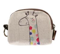 GALPADA Petite Bourse pour Femme en Lin Fermeture Éclair, Porte-Monnaie Pratique et Léger pour Rangement de Clés et Écouteurs, Facile à Transporter Quotidien