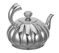 GALPADA Petite Théière en Acier Inoxydable de Citrouille avec Infuseur Amovible, Bouilloire à Eau Élégante de 350ml pour Maison et Salon