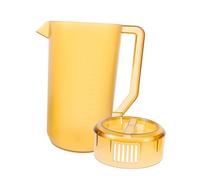 GALPADA Pichet Plastique Mat avec Couvercle et Graduation Cruche Froide pour Eau Jus Thé Glacé Design Élégant pour Maison et Usage Commercial