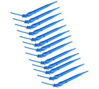 GALPADA Pièces D'irrigation Goutte à Goutte en PE Bleu 3/5mm pour Plantes en Pot, Kit 100 Pièces, Micro-asperseurs pour Arrosage Précis Et Régulier D'intérieur Et Extérieur