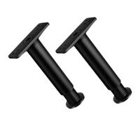 GALPADA Pied Central Réglable pour 2 Pièces Cadre de Support de Meuble | Acier Plastique, Surface Lisse, Forte Capacité de Charge, Remplacement pour Pieds de Lit, Protège le Sol