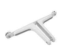 GALPADA Pied pour Écran en Alliage de Zinc Blanc, Support Stable pour Cloison de Séparation de Pièce, Adapté aux Écrans de 1-3 Cm D'épaisseur, Design Simple et Fonction Fixation