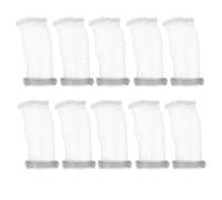 GALPADA Pièges à Installation Facile Lot de 10 en Acier Inoxydable Filet Filtrant Résistant à L'usure Accessoires Attaches Argentées pour Machine à Laver
