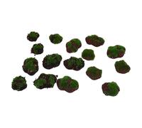 GALPADA Pierre pour Plante en Pot Moussue Simulée 16 Pièces Apparence Réaliste et Matériau Écume Légère pour Décoration Jardin Extérieur et Terrarium