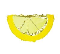 GALPADA Piñata Citron Faite la Main pour Fête D'anniversaire, Décoration de Papier Créative et Mignonne, Remplissable de Bonbons pour Fête Mexicaine